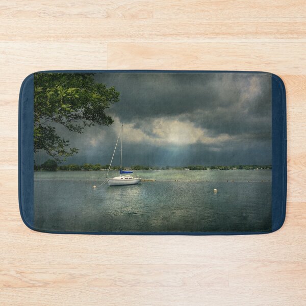 Item preview, Boat - Canandaigua, NY - Tranquility before the storm  designed and sold by Mike Savad Photography.