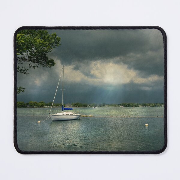 Item preview, Boat - Canandaigua, NY - Tranquility before the storm designed and sold by Mike Savad Photography.