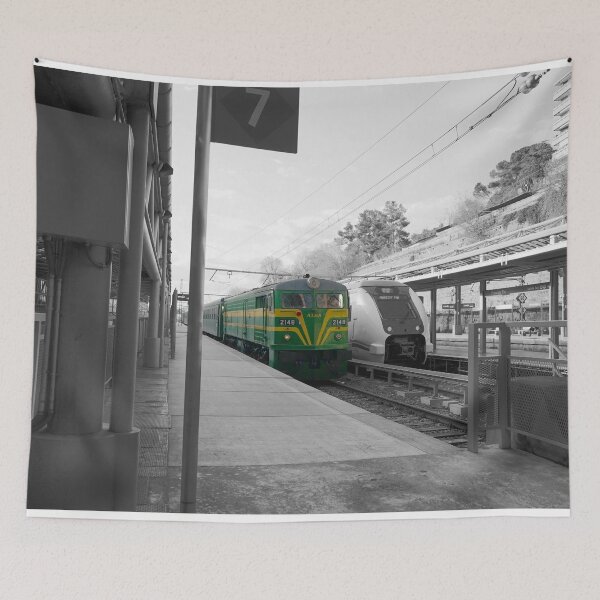 Item preview, ALSA RAIL - ALSA - ALSA TREN - ALSA 2148 - POSTER - PRINCIPE PIO MADRID - TREN BLANCO Y NEGRO - TRENES   designed and sold by Tropical Blood.
