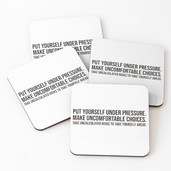 Item preview, Put yourself under pressure. Make uncomfortable choices. designed and sold by mikeldabbah.