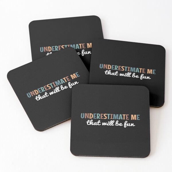 Item preview, Underestimate Me. That'll Be Fun - vintage colors designed and sold by MOONINSPIRATION.
