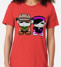 Jill & Emme Bass O'BABYBOT Toy Robot 1.0 Tri-blend T-Shirt