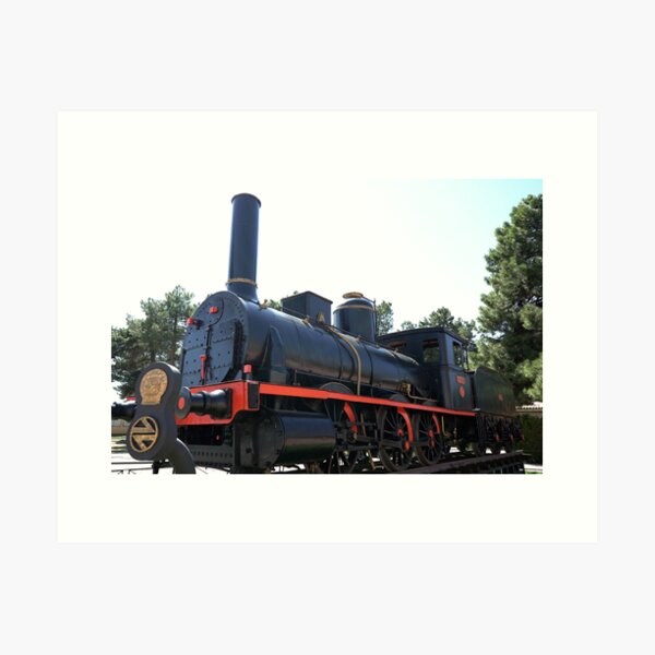 Aperçu de l'œuvre RENFE - AREVALO - TREN A VAPOR - STEAM TRAIN - RENFE 030-22 créée et vendue par Tropical Blood.