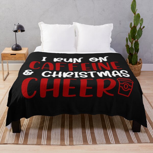Item preview, I Run On Caffeine & Christmas Cheer designed and sold by Moeez Javed.