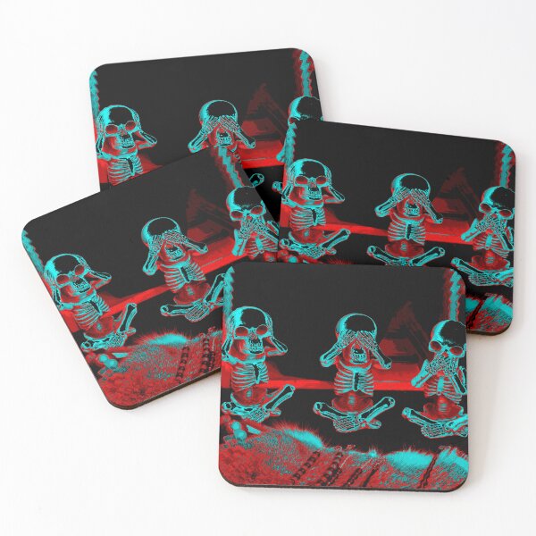 Item preview, Hear See Speak No Evil Skeletons designed and sold by Tony Mumolo.