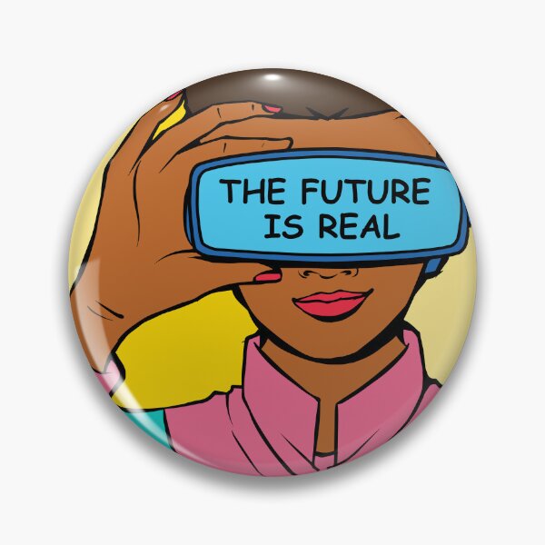 Item preview, The future is real Pop Art designed and sold by Grey-Brunette.