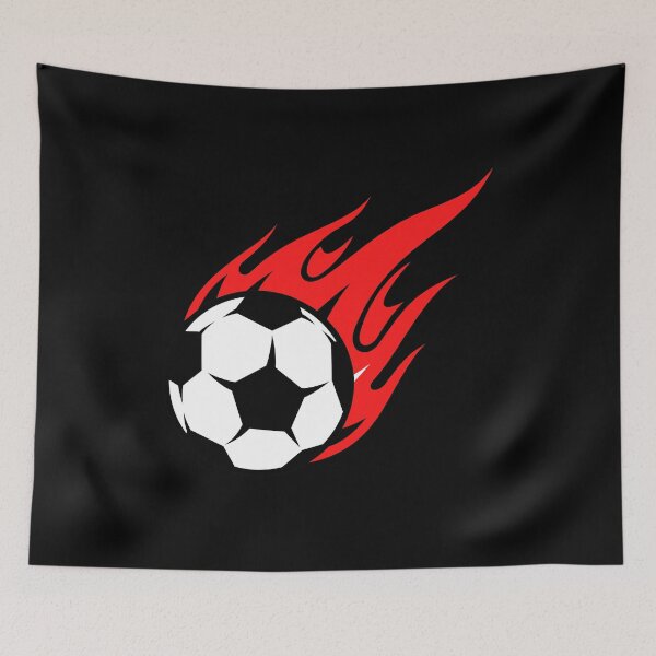 Item preview, Football Ball On Fire Football Lovers designed and sold by AwesomeArt13.