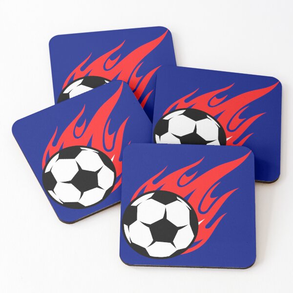 Item preview, Football Ball On Fire Football Lovers designed and sold by AwesomeArt13.