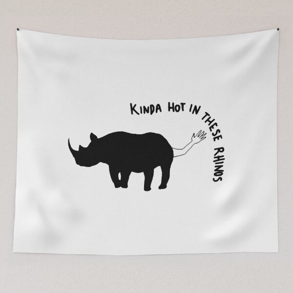 Item preview, Rhinos are hot  designed and sold by ImogenMeredith.