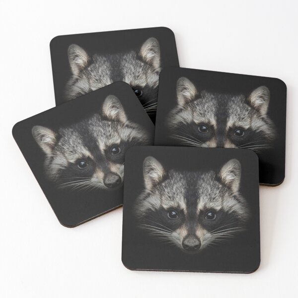 Item preview, Raccoon black and white designed and sold by Racoonzz.