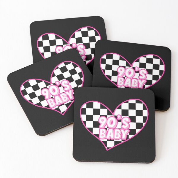 Item preview, Retro 90s Baby Checkered Box Pattern Heart #1 designed and sold by Annisa Yuwanda.