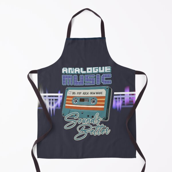 Item preview, Retro Music : Cassette Tape - Analogue Music Sounds Better - 80s Pop Rock New Wave (Cyan) designed and sold by RetroTeeStudio.