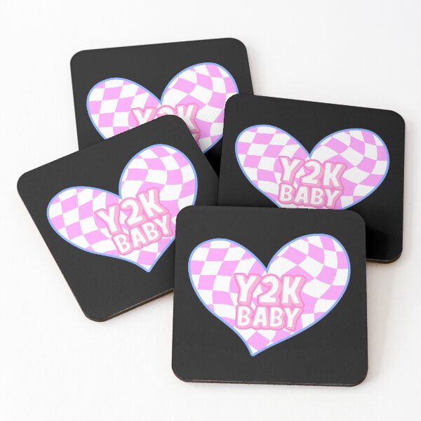 Item preview, Retro Y2K Baby Twisted / Warp Checkered Box Pattern Heart #1 designed and sold by Annisa Yuwanda.