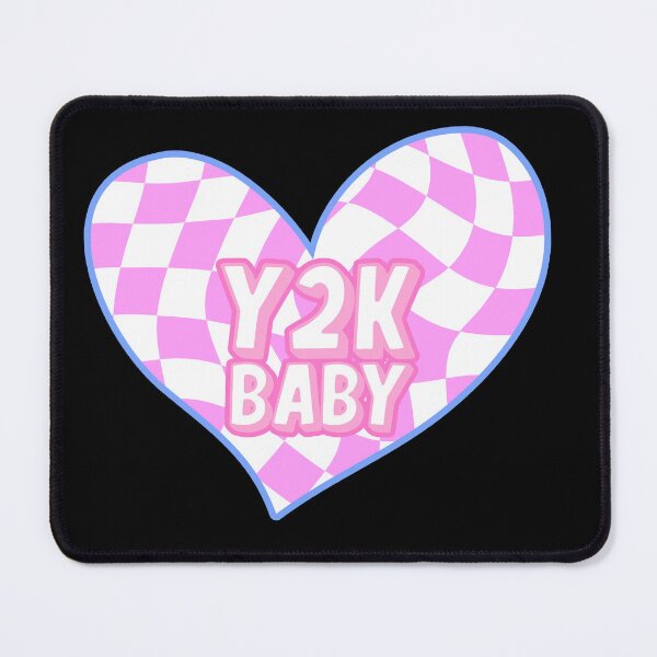 Item preview, Retro Y2K Baby Twisted / Warp Checkered Box Pattern Heart #1 designed and sold by Annisa Yuwanda.