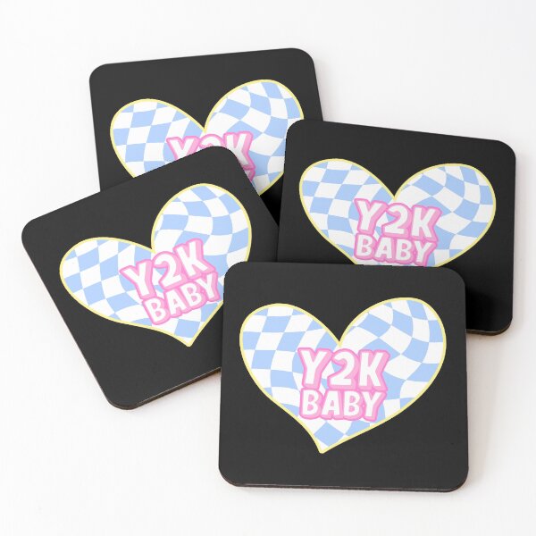 Item preview, Retro Y2K Baby Twisted / Warp Checkered Box Pattern Heart #2 designed and sold by Annisa Yuwanda.