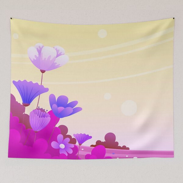 Item preview, Purple Flower Art  designed and sold by Tshirtstory.