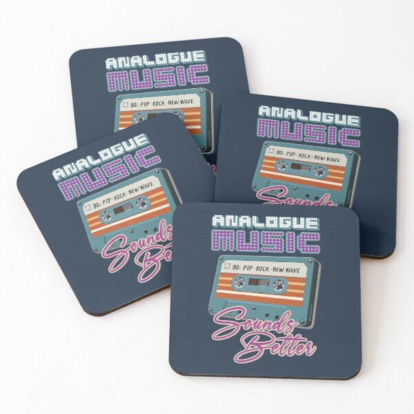 Item preview, Retro Music : Cassette Tape - Analogue Music Sounds Better - 80s Pop Rock New Wave (Pink) designed and sold by RetroTeeStudio.