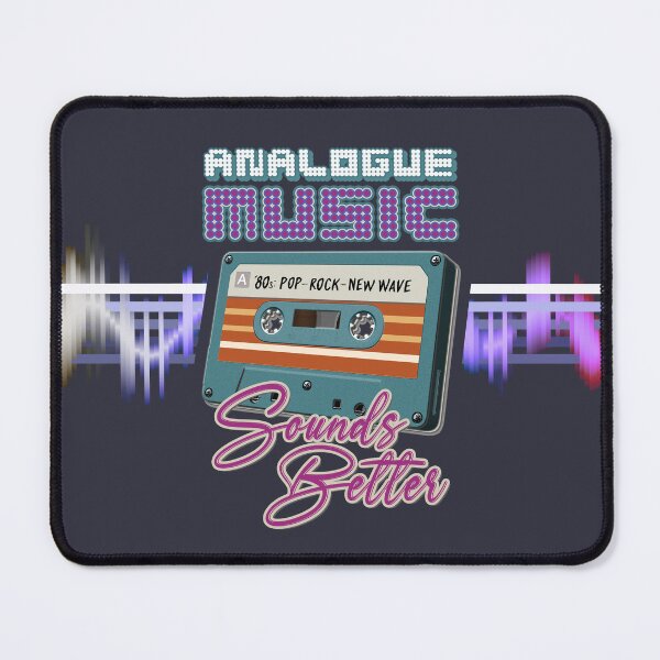 Item preview, Retro Music : Cassette Tape - Analogue Music Sounds Better - 80s Pop Rock New Wave (Pink) designed and sold by RetroTeeStudio.