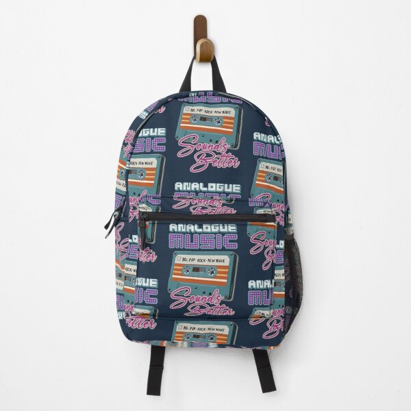 Item preview, Retro Music : Cassette Tape - Analogue Music Sounds Better - 80s Pop Rock New Wave (Pink) designed and sold by RetroTeeStudio.