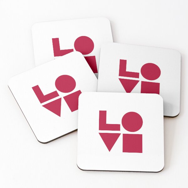 Item preview, Love Modern Type Letters - Red Text designed and sold by Inspirationmotivation.