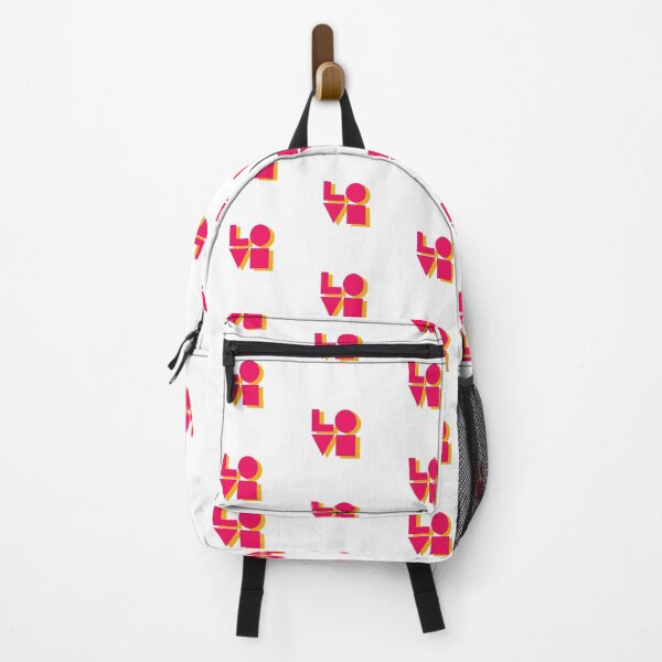 Item preview, LOVE Original abstract text - yellow and pink designed and sold by Inspirationmotivation.