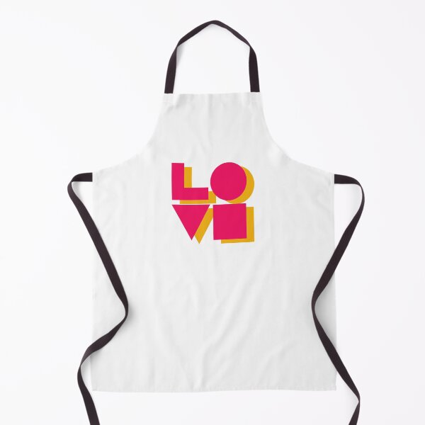 Item preview, LOVE Original abstract text - yellow and pink designed and sold by Inspirationmotivation.