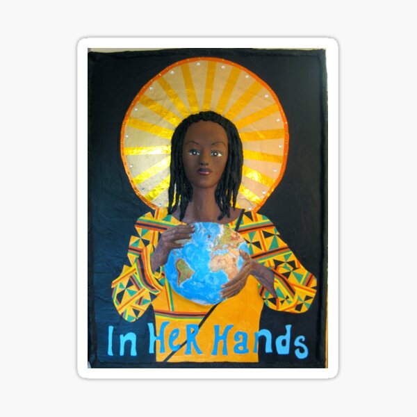 Black Madonna: In Her Hands Sticker