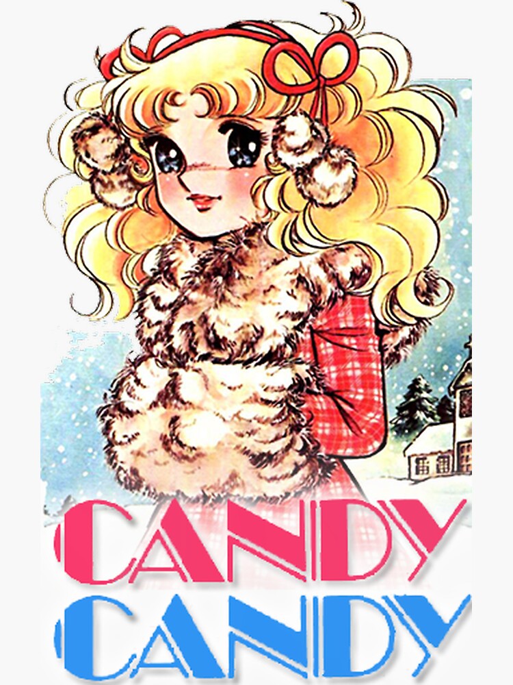 "Candy Candy logo" Sticker for Sale by BaryonyxStore Redbubble