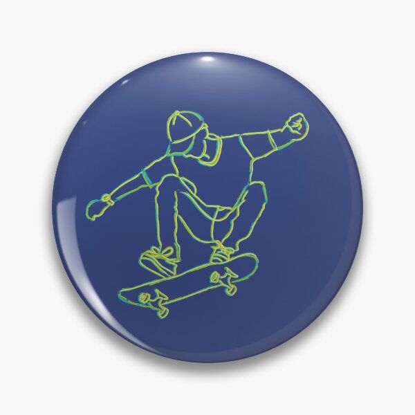 Item preview, Live Fast, Skate Hard (Blue Background) designed and sold by RanRanDesigns.