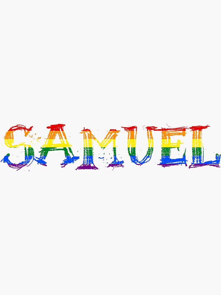 men-rainbow-name-gay-samuel-sticker-for-sale-by-loveiscolorful