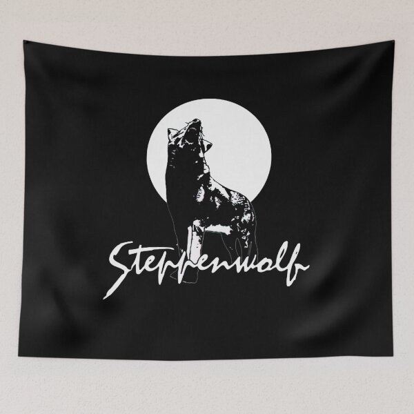 Artikelvorschau, full_1696-Steppenwolf_hour_of_the_wolf-black-mostra entworfen und verkauft von DelbertUnique.