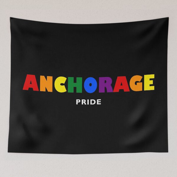 Item preview, Anchorage city Pride Rainbow, Alaska US designed and sold by LoveIsColorful.