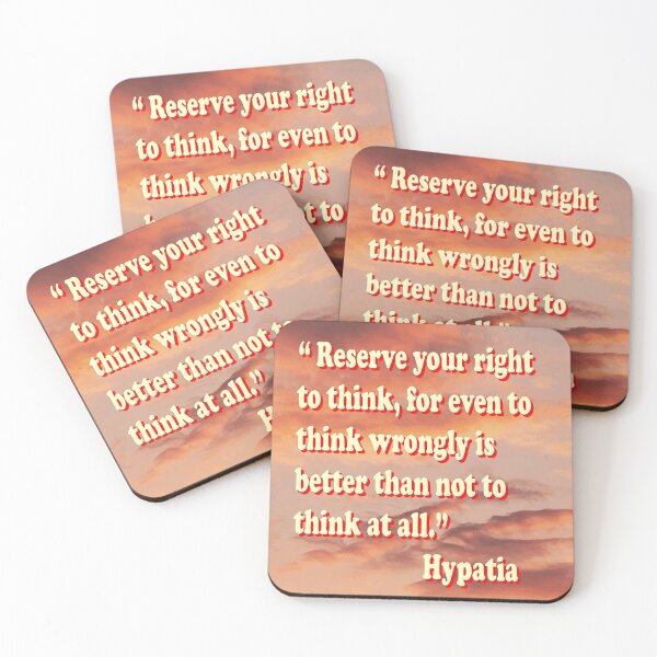 Item preview, Hypatia quote designed and sold by oko-designs.
