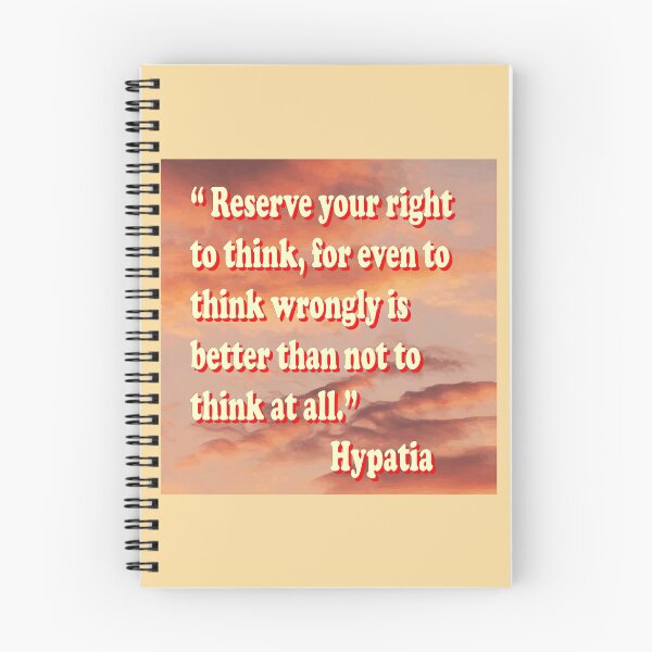 Item preview, Hypatia quote designed and sold by oko-designs.