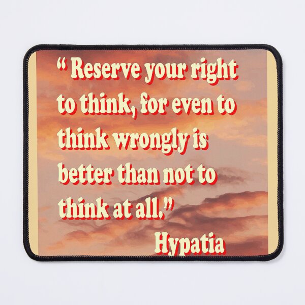 Item preview, Hypatia quote designed and sold by oko-designs.