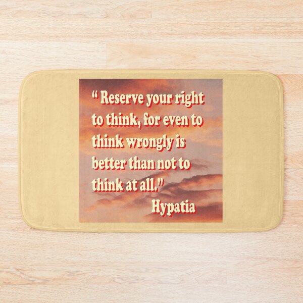 Item preview, Hypatia quote designed and sold by oko-designs.