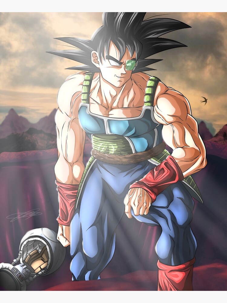 Bardock Poster For Sale By Loksdraws Redbubble