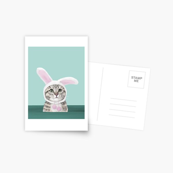 Item preview, Floating Cat Bunny designed and sold by lauragraves.