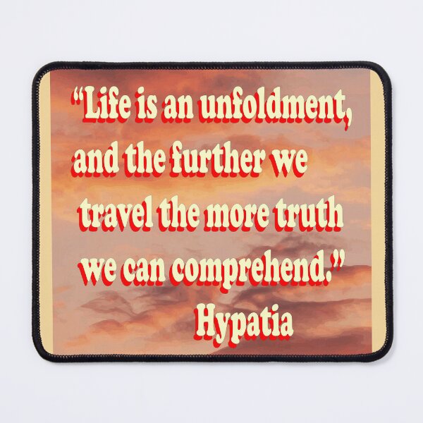 Item preview, Hypatia quote designed and sold by oko-designs.