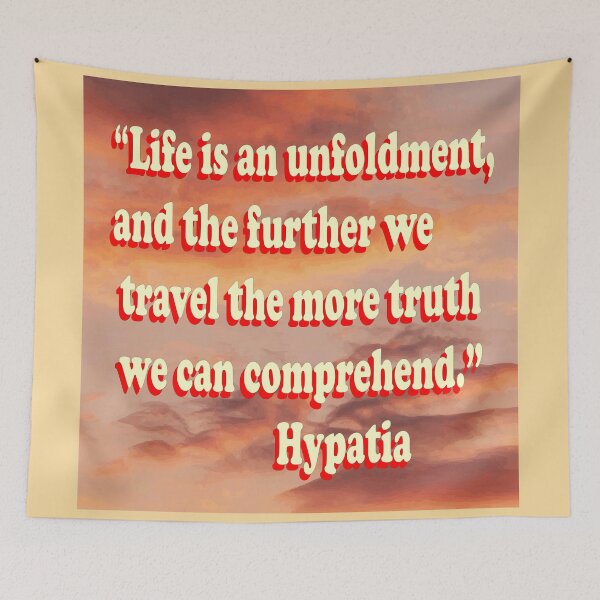 Item preview, Hypatia quote designed and sold by oko-designs.