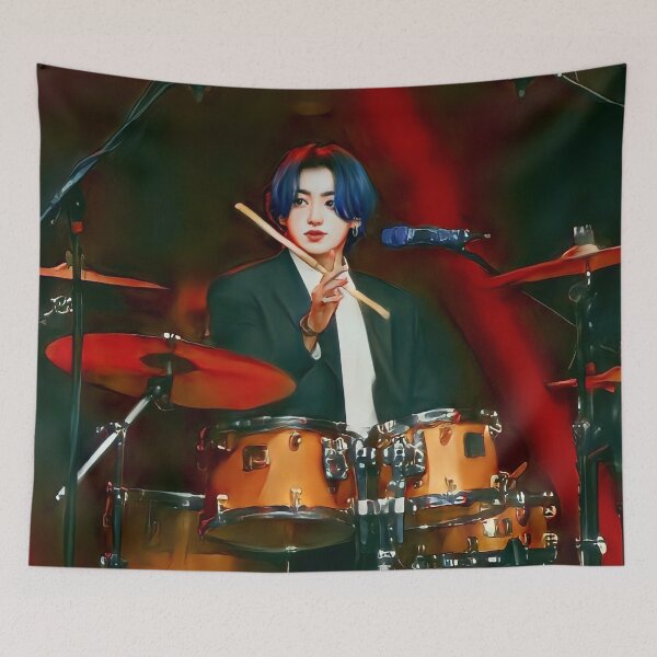 Item preview, Jungkook drummer designed and sold by loonelywhale.