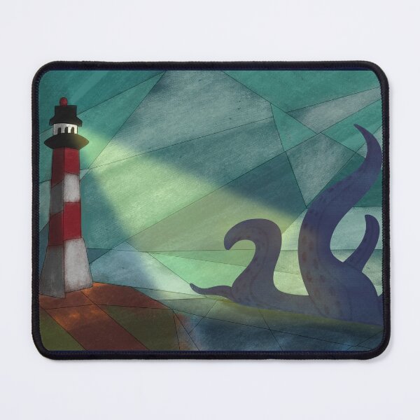 Item preview, The Lighthouse and the Kraken  designed and sold by VanHollowStudio.