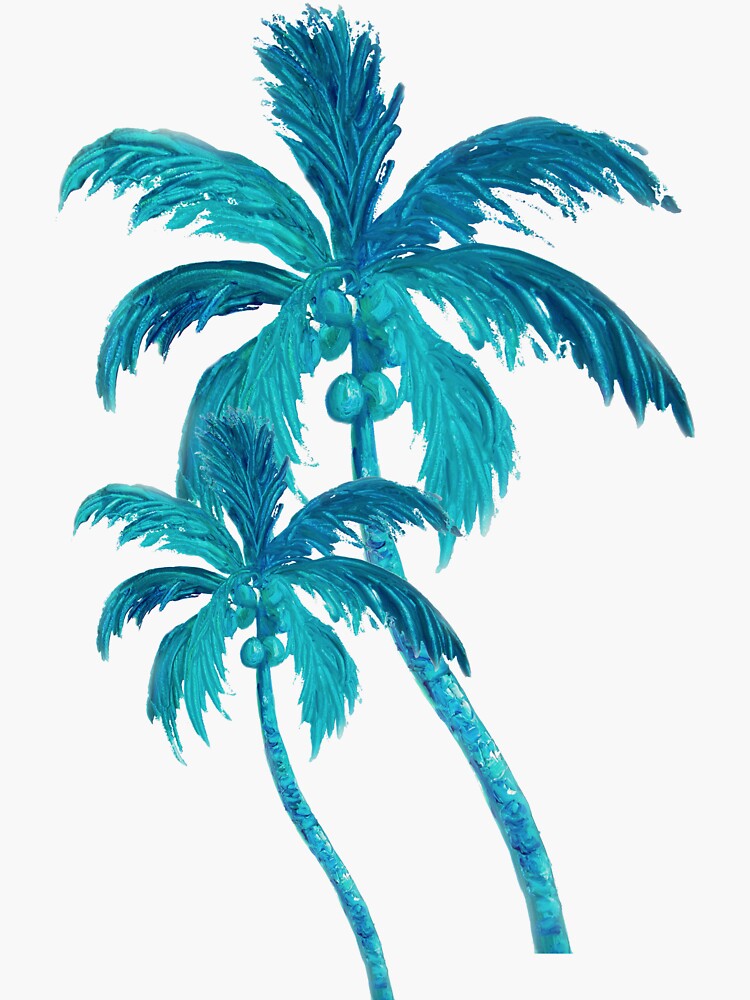 Two Coconut Palm Trees by MatsonArtDesign