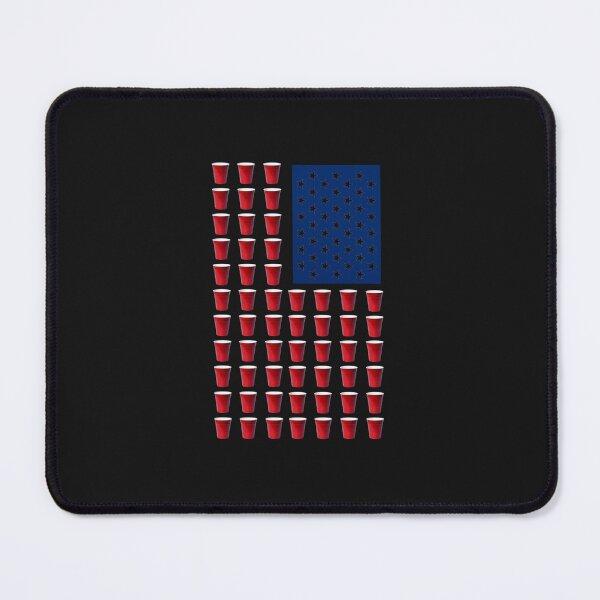 Item preview, Beer Pong Drinking Game American Flag Essential T-Shirt Essential T-Shirt designed and sold by PierreKuhn.