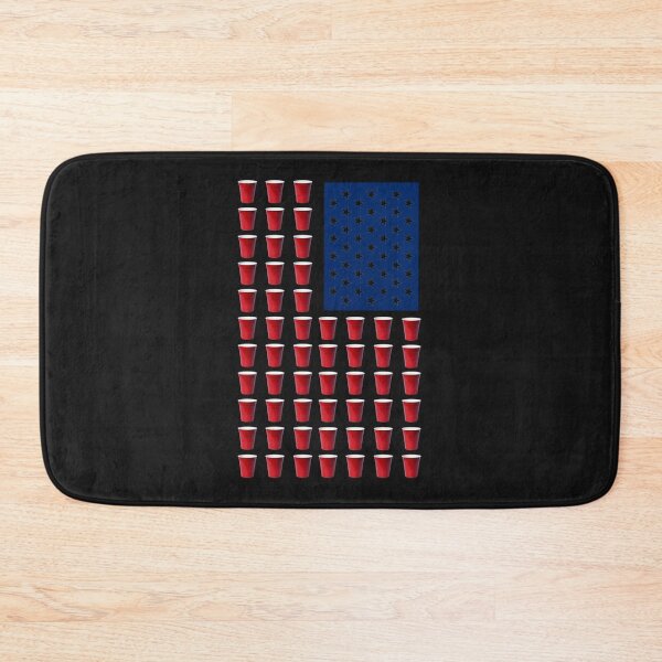 Item preview, Beer Pong Drinking Game American Flag Essential T-Shirt Essential T-Shirt designed and sold by PierreKuhn.