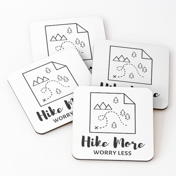 Item preview, Hike More Worry Less designed and sold by KARAKATE.
