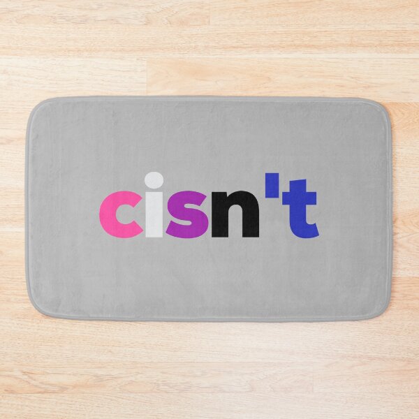 Item preview, Cisn't Gender Fluid. Genderfluid Pride designed and sold by Subtle Pride Shop.