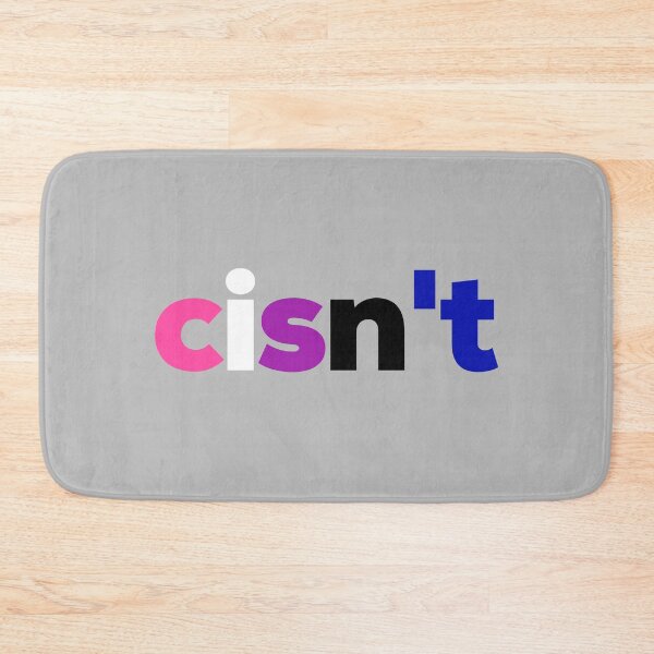 Item preview, Cisn't Gender Fluid. Genderfluid Pride designed and sold by Subtle Pride Shop.