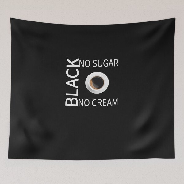 Item preview, Black No Sugar No Cream Coffee Essential T-Shirt designed and sold by PierreKuhn.