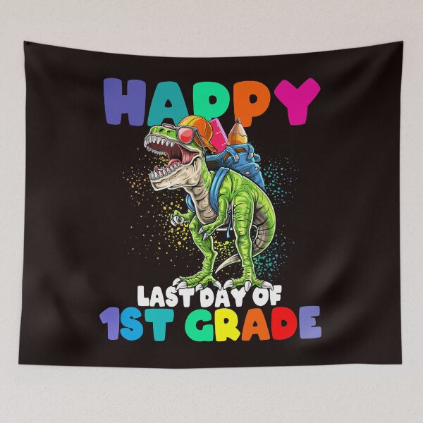 Item preview, Happy Last Day Of 1st Grade Dinosaur T-rex designed and sold by Buyeseoshop.